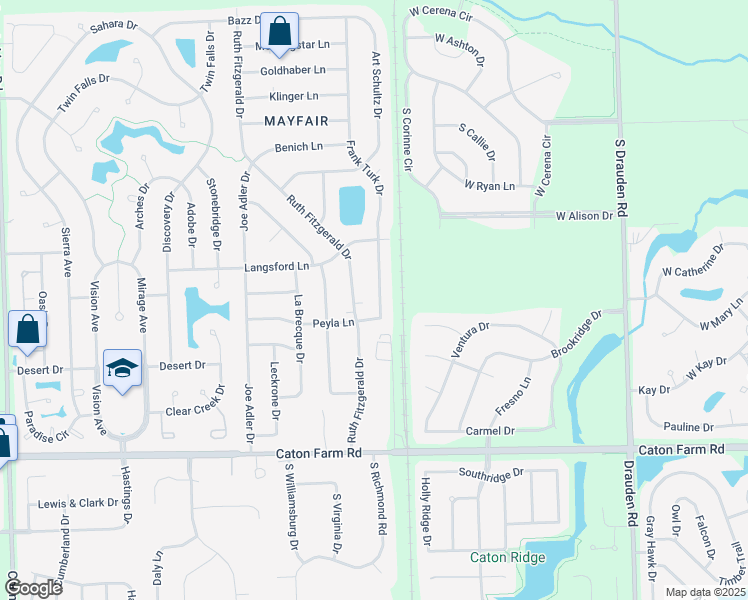 map of restaurants, bars, coffee shops, grocery stores, and more near 2609 Frank Turk Drive in Plainfield