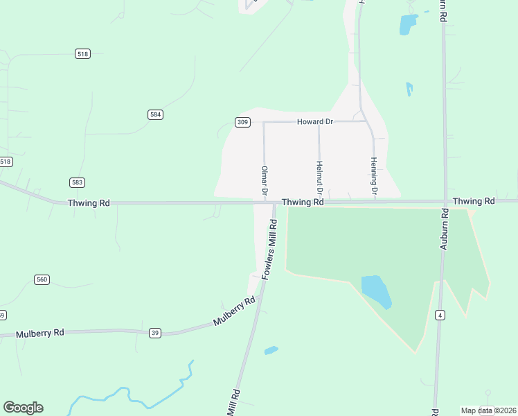 map of restaurants, bars, coffee shops, grocery stores, and more near 11110 Fowlers Mill Road in Chardon