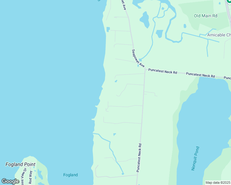 map of restaurants, bars, coffee shops, grocery stores, and more near 92 Bonniefield Drive in Tiverton