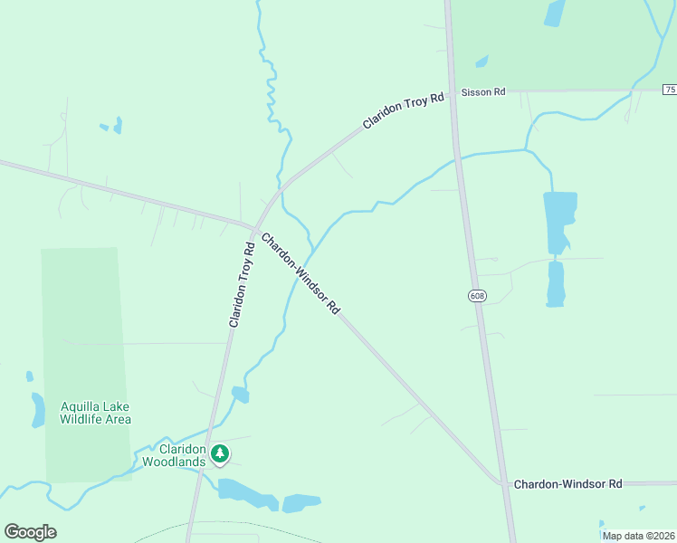 map of restaurants, bars, coffee shops, grocery stores, and more near 14080 Chardon-Windsor Road in Chardon