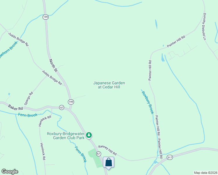 map of restaurants, bars, coffee shops, grocery stores, and more near 8 Bayberry Hill in Roxbury