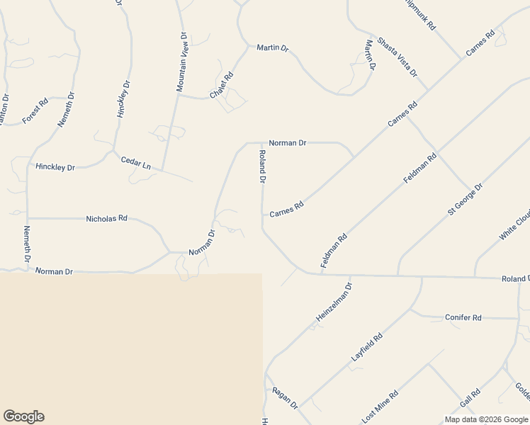 map of restaurants, bars, coffee shops, grocery stores, and more near 13829 Roland Drive in Montague