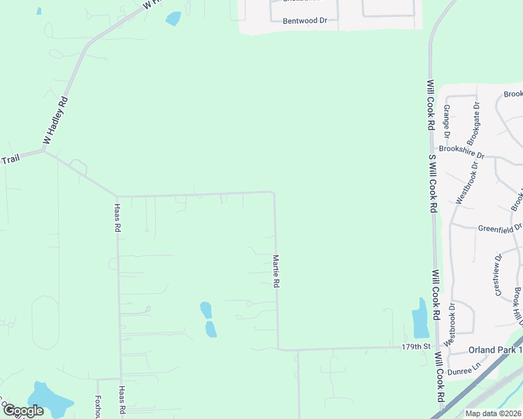 map of restaurants, bars, coffee shops, grocery stores, and more near 12415 East Bruce Road in Mokena