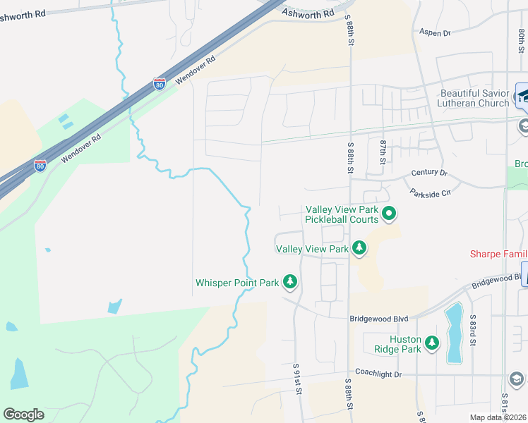 map of restaurants, bars, coffee shops, grocery stores, and more near 9076 Lindas Lane in West Des Moines