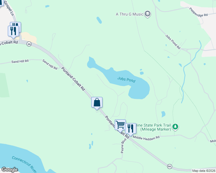 map of restaurants, bars, coffee shops, grocery stores, and more near 10 Jobs Gate 1 in Portland