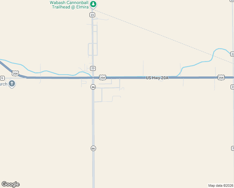map of restaurants, bars, coffee shops, grocery stores, and more near 22801 Monroe Street in Archbold