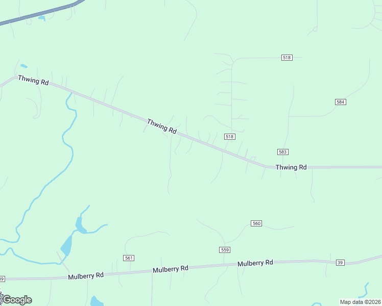 map of restaurants, bars, coffee shops, grocery stores, and more near 10303 Thwing Road in Chardon