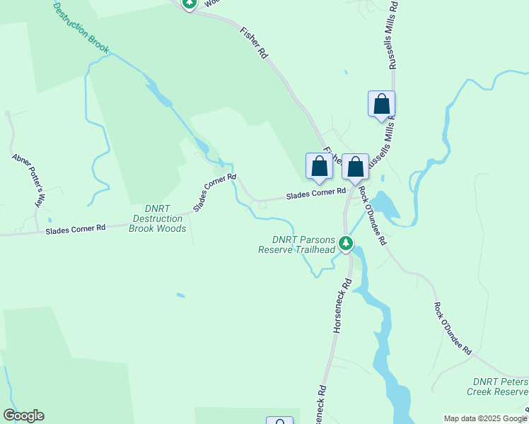 map of restaurants, bars, coffee shops, grocery stores, and more near 80 Slades Corner Road in Dartmouth