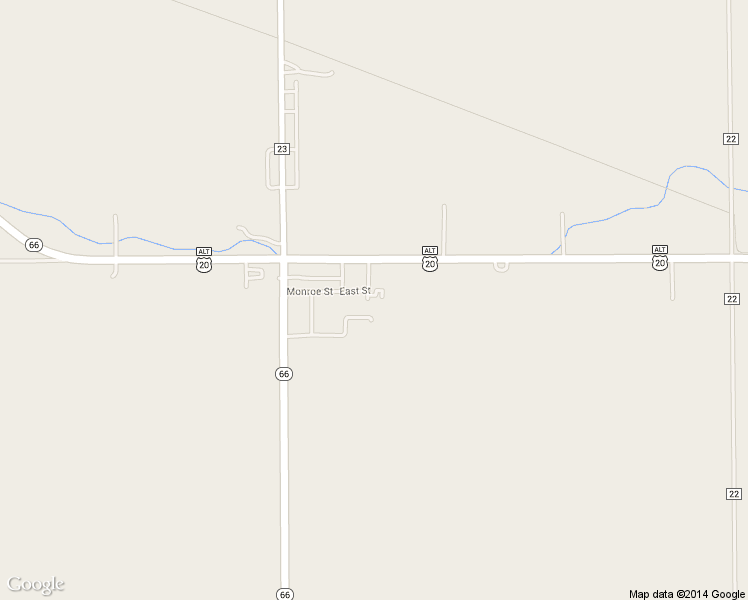 map of restaurants, bars, coffee shops, grocery stores, and more near 22801 Monroe Street in Archbold