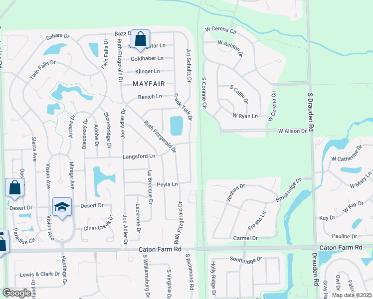 map of restaurants, bars, coffee shops, grocery stores, and more near 2705 Frank Turk Drive in Plainfield