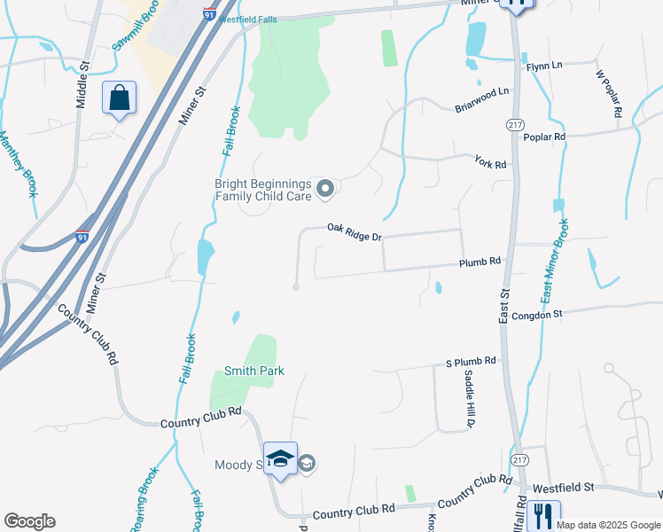 map of restaurants, bars, coffee shops, grocery stores, and more near 230 Plumb Road in Middletown