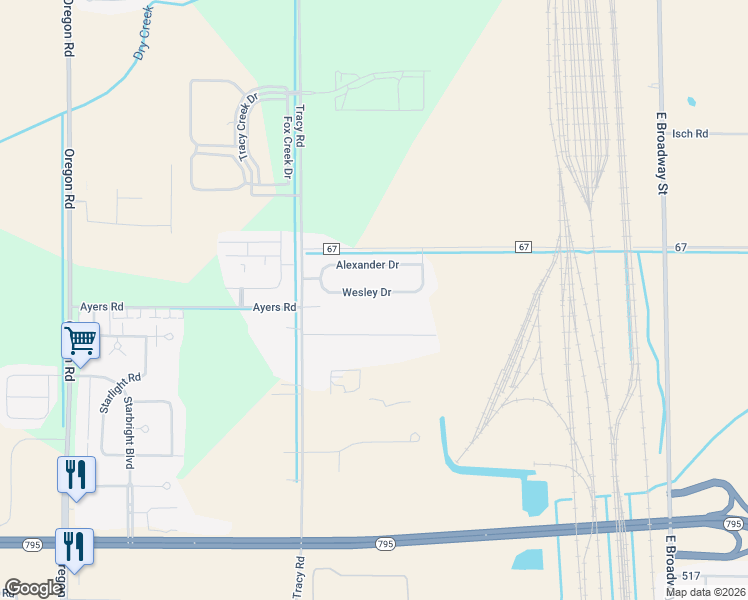 map of restaurants, bars, coffee shops, grocery stores, and more near 6638 Emch Rd in Walbridge