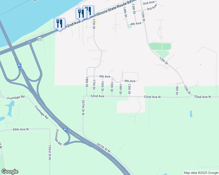 map of restaurants, bars, coffee shops, grocery stores, and more near 1501 11th Ave in Port Byron