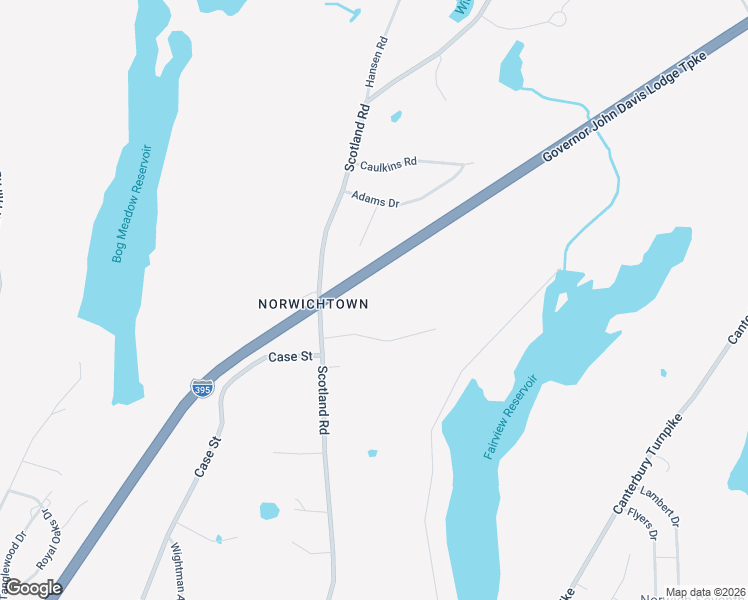 map of restaurants, bars, coffee shops, grocery stores, and more near 20 Andrea Lane in Norwich