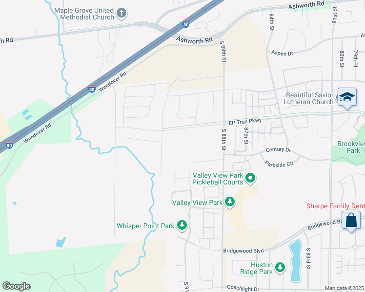 map of restaurants, bars, coffee shops, grocery stores, and more near 9075 Lindas Lane in West Des Moines