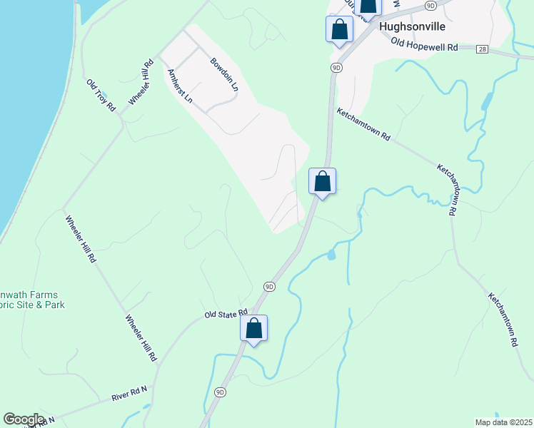 map of restaurants, bars, coffee shops, grocery stores, and more near 28 Alpine Drive in Wappingers Falls