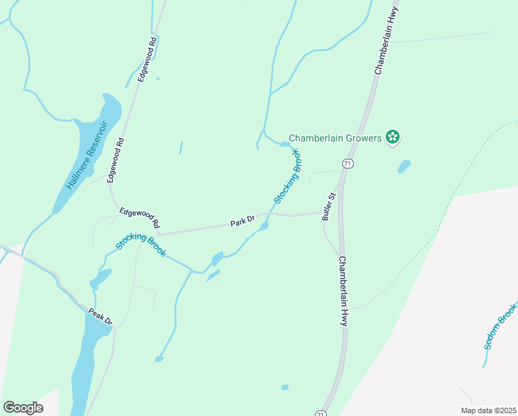map of restaurants, bars, coffee shops, grocery stores, and more near 114 Park Drive in Berlin