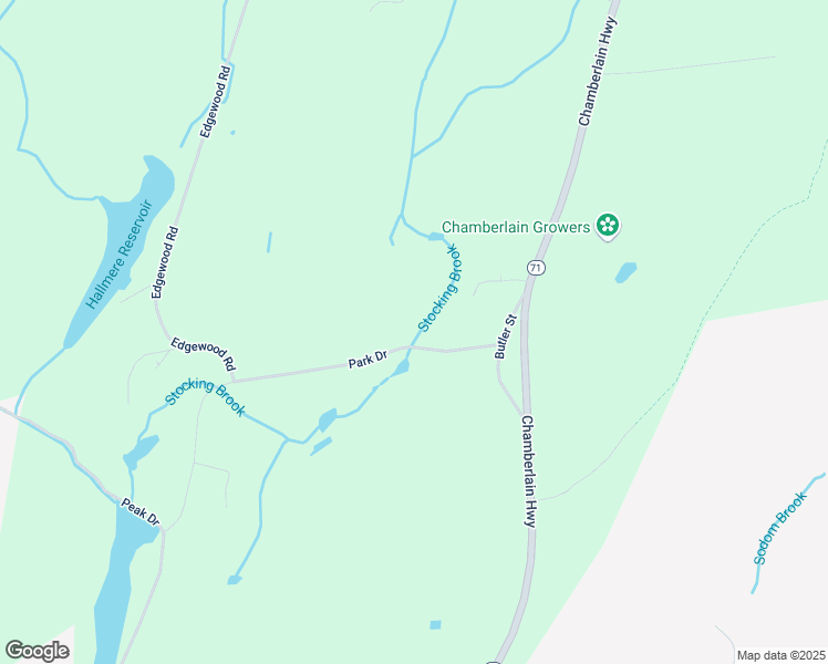 map of restaurants, bars, coffee shops, grocery stores, and more near 114 Park Drive in Berlin