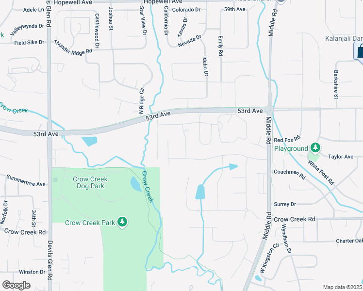 map of restaurants, bars, coffee shops, grocery stores, and more near 4217 53rd Avenue in Bettendorf
