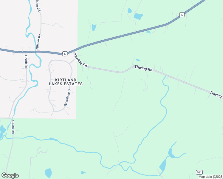 map of restaurants, bars, coffee shops, grocery stores, and more near in Kirtland