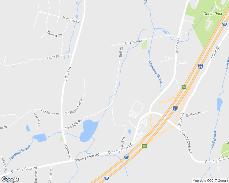 map of restaurants, bars, coffee shops, grocery stores, and more near 109 Bell St in Middletown
