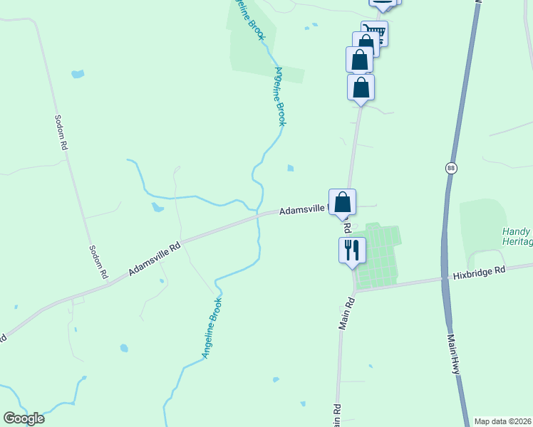 map of restaurants, bars, coffee shops, grocery stores, and more near 83 Adamsville Road in Westport