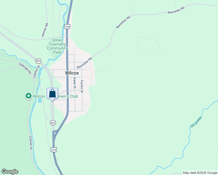 map of restaurants, bars, coffee shops, grocery stores, and more near in Wilcox