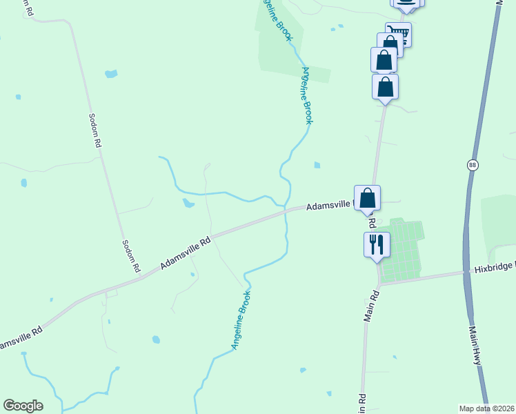 map of restaurants, bars, coffee shops, grocery stores, and more near 83 Adamsville Road in Westport