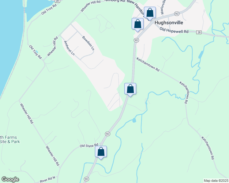 map of restaurants, bars, coffee shops, grocery stores, and more near 35 Alpine Drive in Wappingers Falls