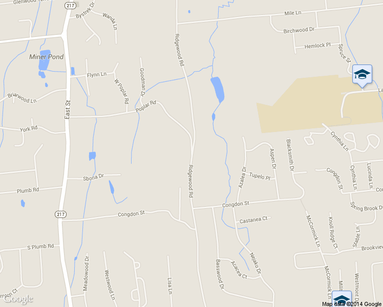 map of restaurants, bars, coffee shops, grocery stores, and more near 7 Poplar Road in Middletown