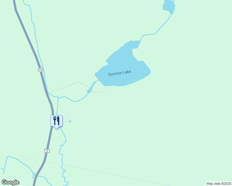 map of restaurants, bars, coffee shops, grocery stores, and more near in Eldred