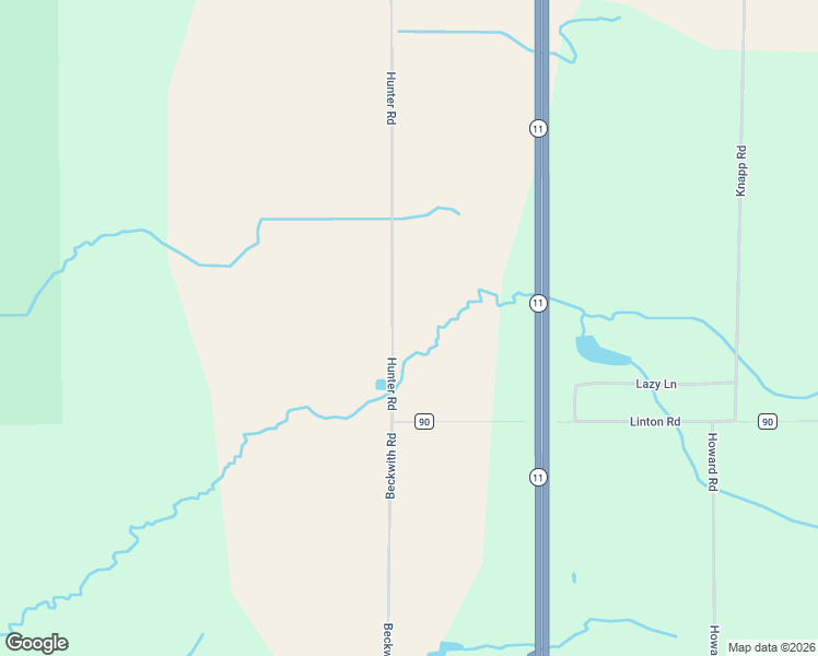 map of restaurants, bars, coffee shops, grocery stores, and more near 6462 Hunter Road in Jefferson