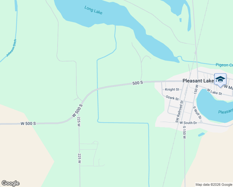 map of restaurants, bars, coffee shops, grocery stores, and more near 1975 Main Street in Pleasant Lake