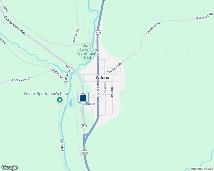 map of restaurants, bars, coffee shops, grocery stores, and more near 230 Kane Street in Wilcox