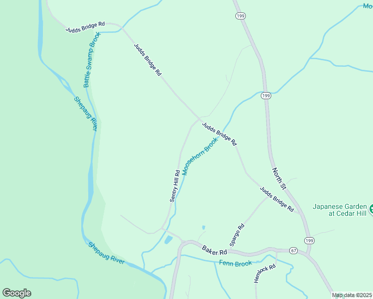 map of restaurants, bars, coffee shops, grocery stores, and more near 62 Sentry Hill Road in Roxbury