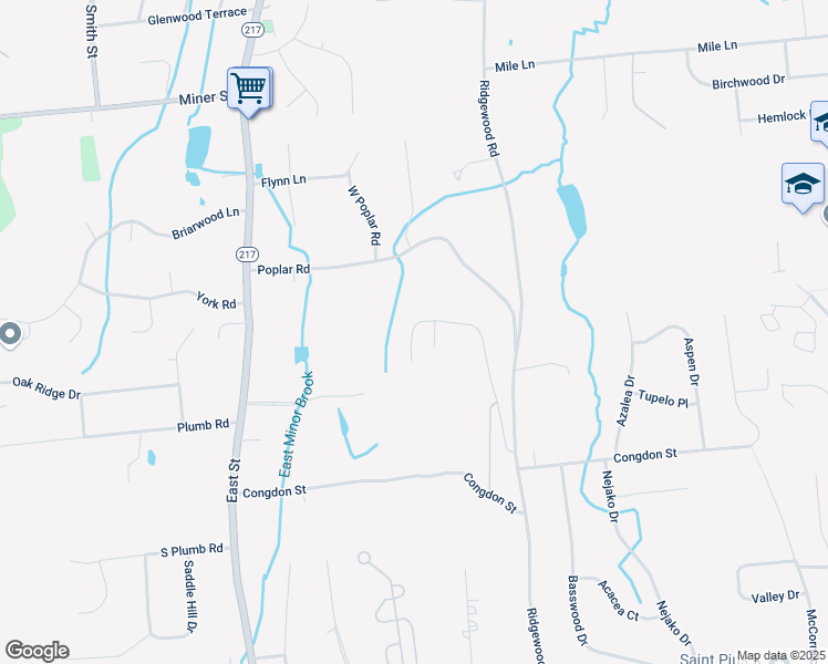 map of restaurants, bars, coffee shops, grocery stores, and more near 124 Sbona Drive in Middletown