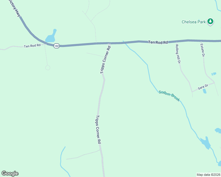 map of restaurants, bars, coffee shops, grocery stores, and more near 75 Tripps Corner Road in Exeter
