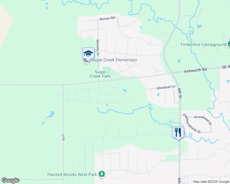 map of restaurants, bars, coffee shops, grocery stores, and more near 3087 Ashworth Road in Waukee