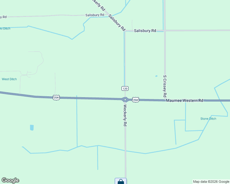 map of restaurants, bars, coffee shops, grocery stores, and more near in Lucas County