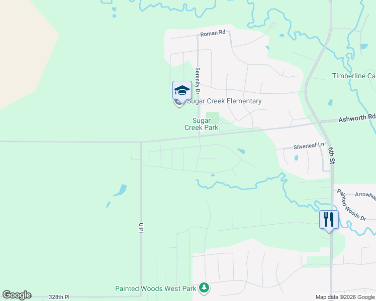 map of restaurants, bars, coffee shops, grocery stores, and more near 3104 Ashworth Road in Waukee