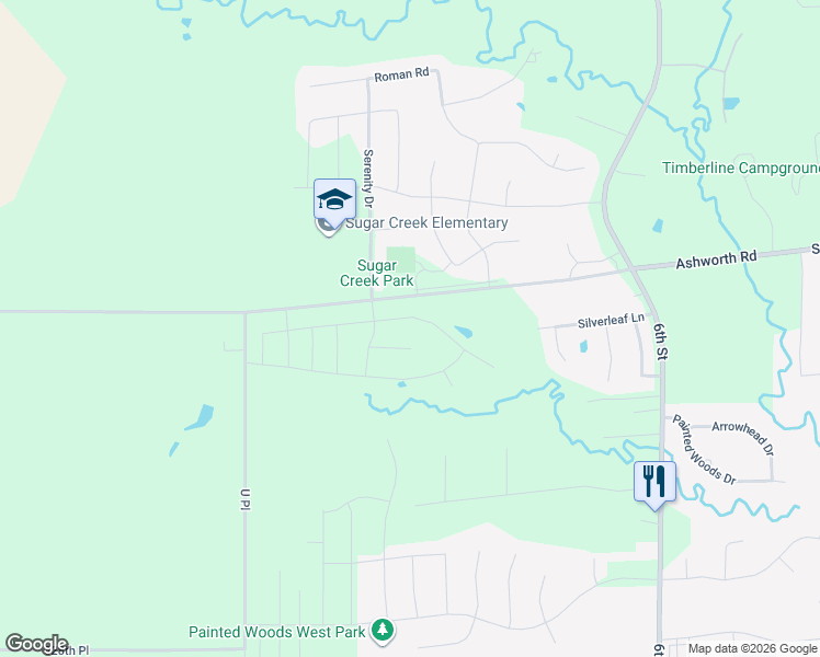 map of restaurants, bars, coffee shops, grocery stores, and more near 3081 Ashworth Road in Waukee