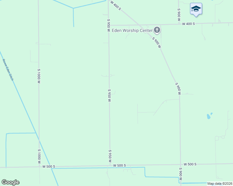 map of restaurants, bars, coffee shops, grocery stores, and more near 4495 South 950 West in Topeka