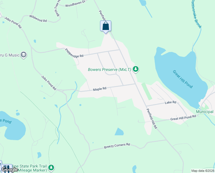 map of restaurants, bars, coffee shops, grocery stores, and more near 88 Maple Road in Portland