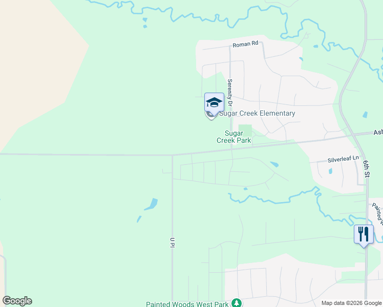 map of restaurants, bars, coffee shops, grocery stores, and more near 3063 Ashworth Road in Waukee