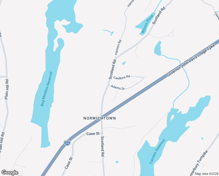 map of restaurants, bars, coffee shops, grocery stores, and more near 377 Scotland Road in Norwich