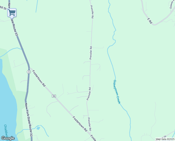 map of restaurants, bars, coffee shops, grocery stores, and more near 240 Pressler Road in Wallkill