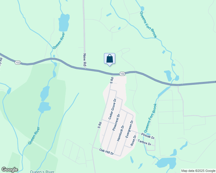 map of restaurants, bars, coffee shops, grocery stores, and more near 17 South Road in Exeter