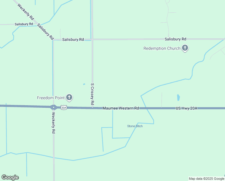 map of restaurants, bars, coffee shops, grocery stores, and more near 9060 Maumee Western Rd in Monclova