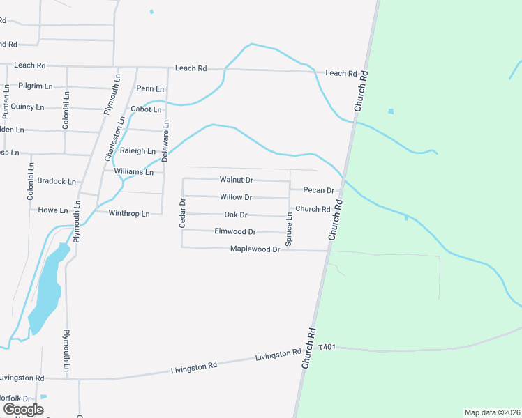 map of restaurants, bars, coffee shops, grocery stores, and more near 2822-2830 Oak Drive in Linesville