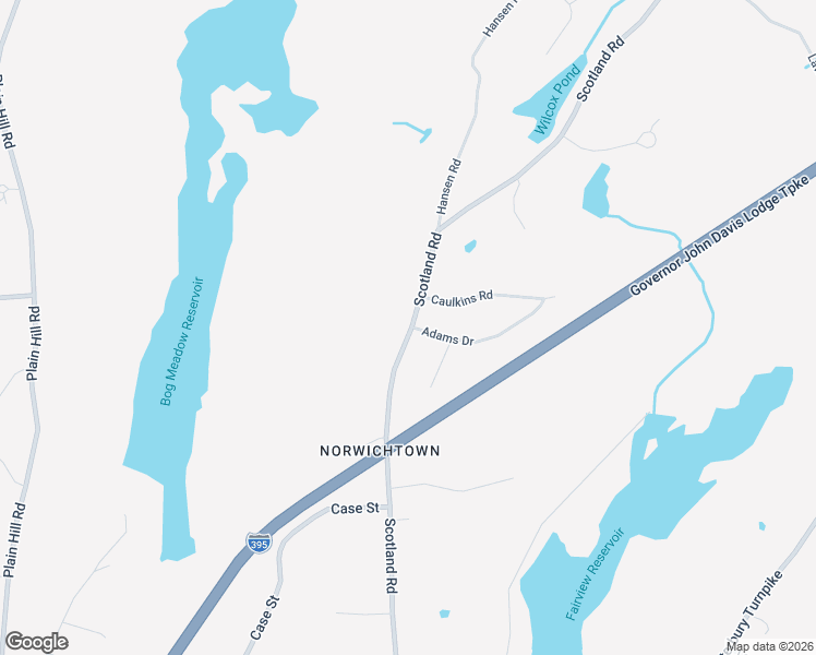map of restaurants, bars, coffee shops, grocery stores, and more near 377 Scotland Road in Norwich